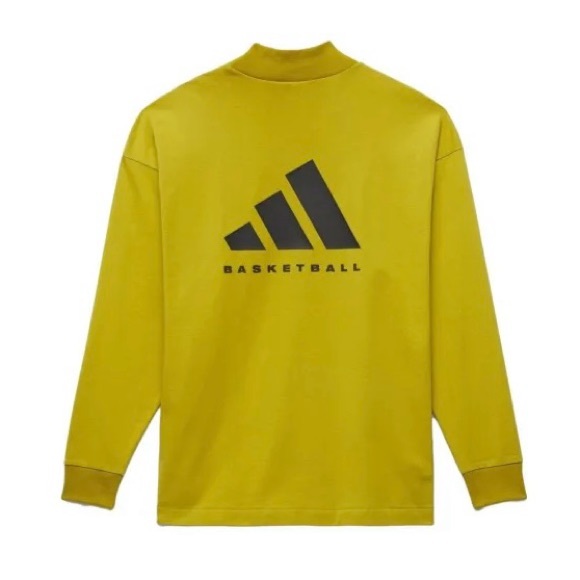 ADIDAS ORIGINALS BASKETBALL ONE long sleeve TEE pulse olive - Picture 2 of 6